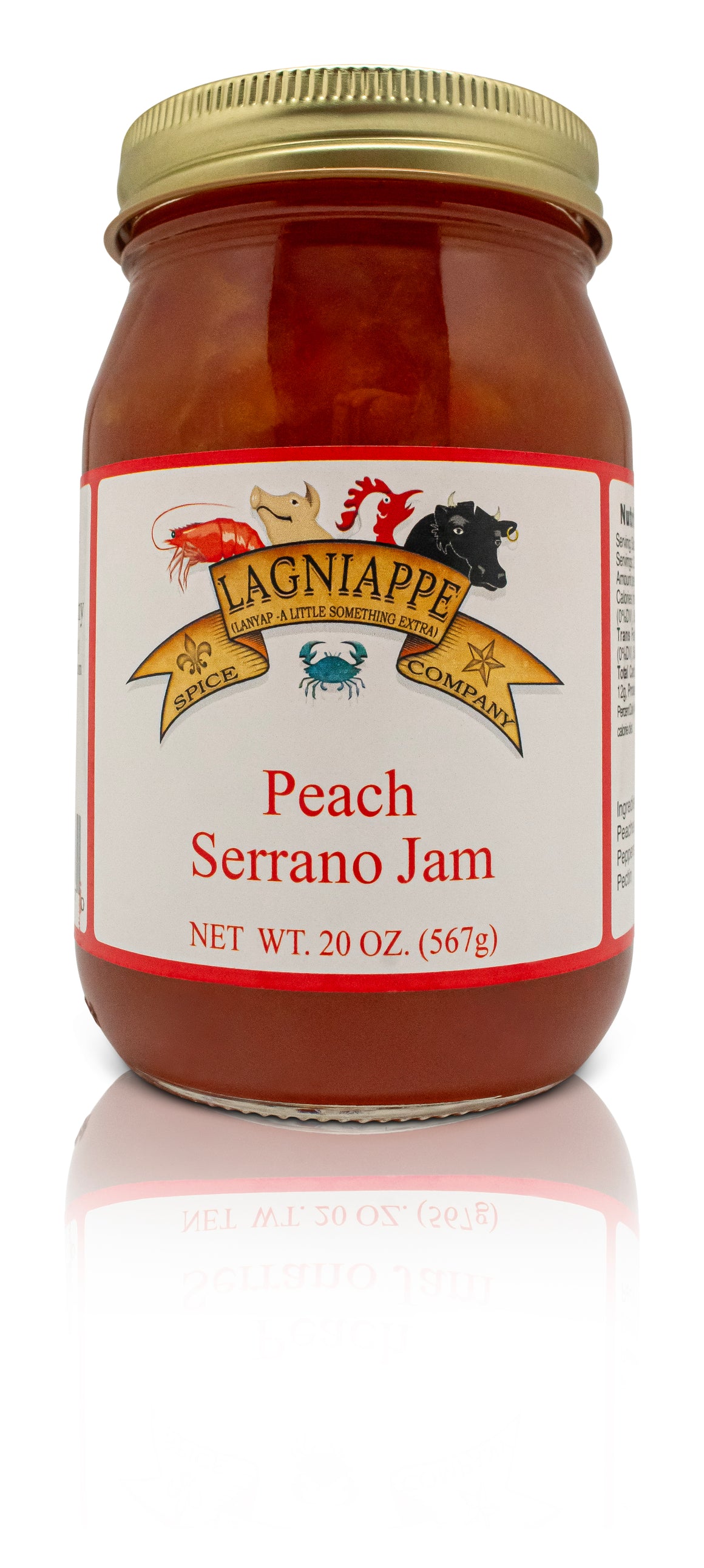 Peach Serrano Jam